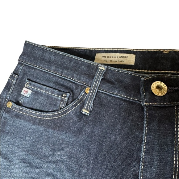AG ADRIANO GOLDSCHMIED The Legging Super Skinny Ankle Contour 360 Jeans Sz 26R - Picture 7 of 9
